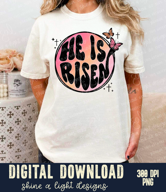 He Is Risen Digital Download PNG