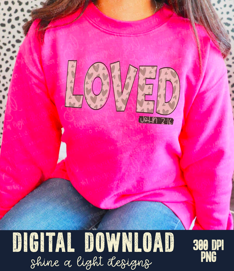 Loved John 3:16 Digital Download