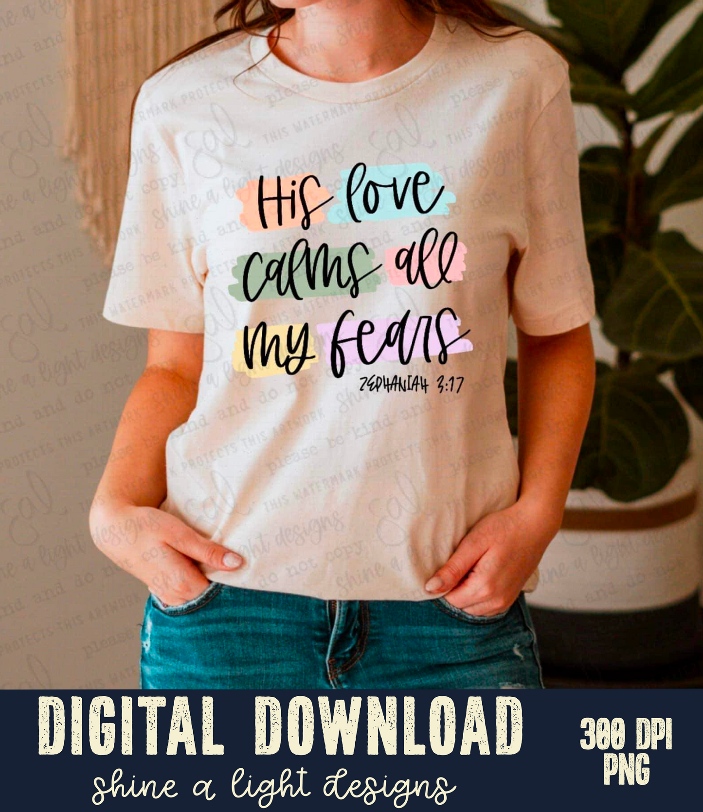 He Love Calms All Our Fears Digital Download