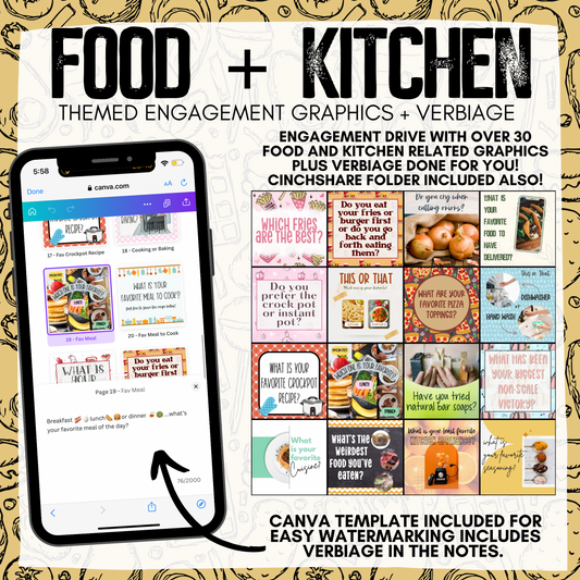 Food + Kitchen Engagement Bundle