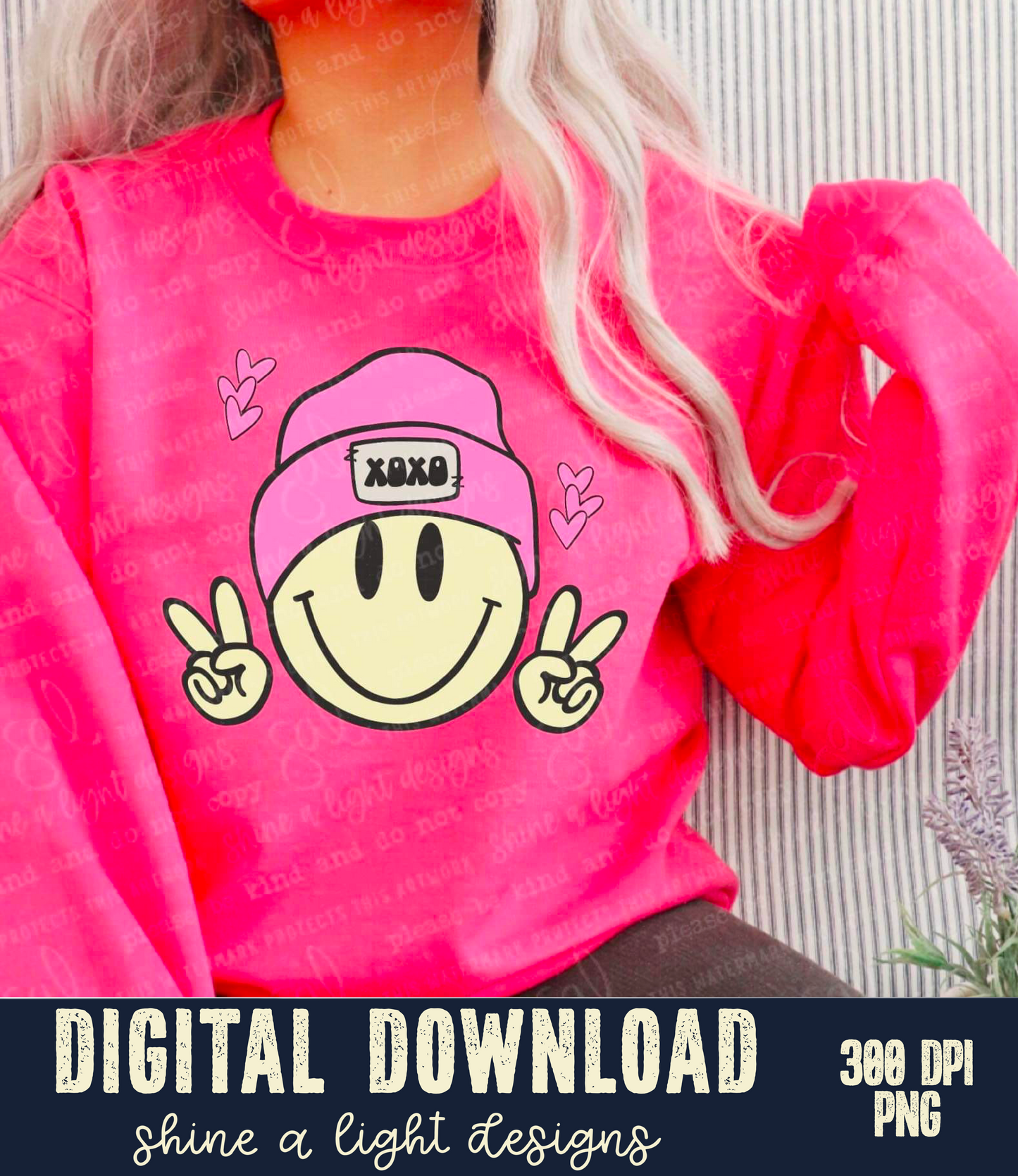 Valentine’s Day Beanie Digital Download