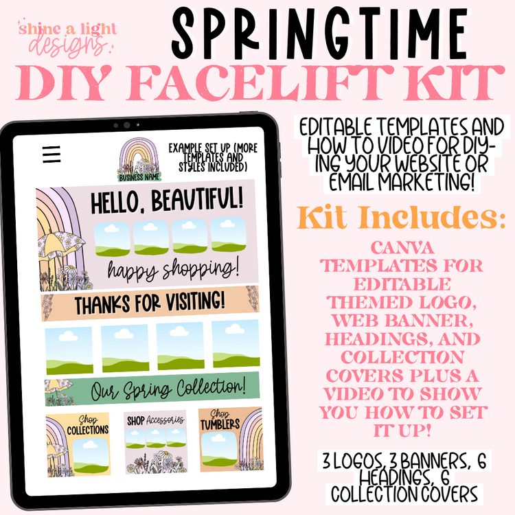 Springtime DIY Website + Email Kit