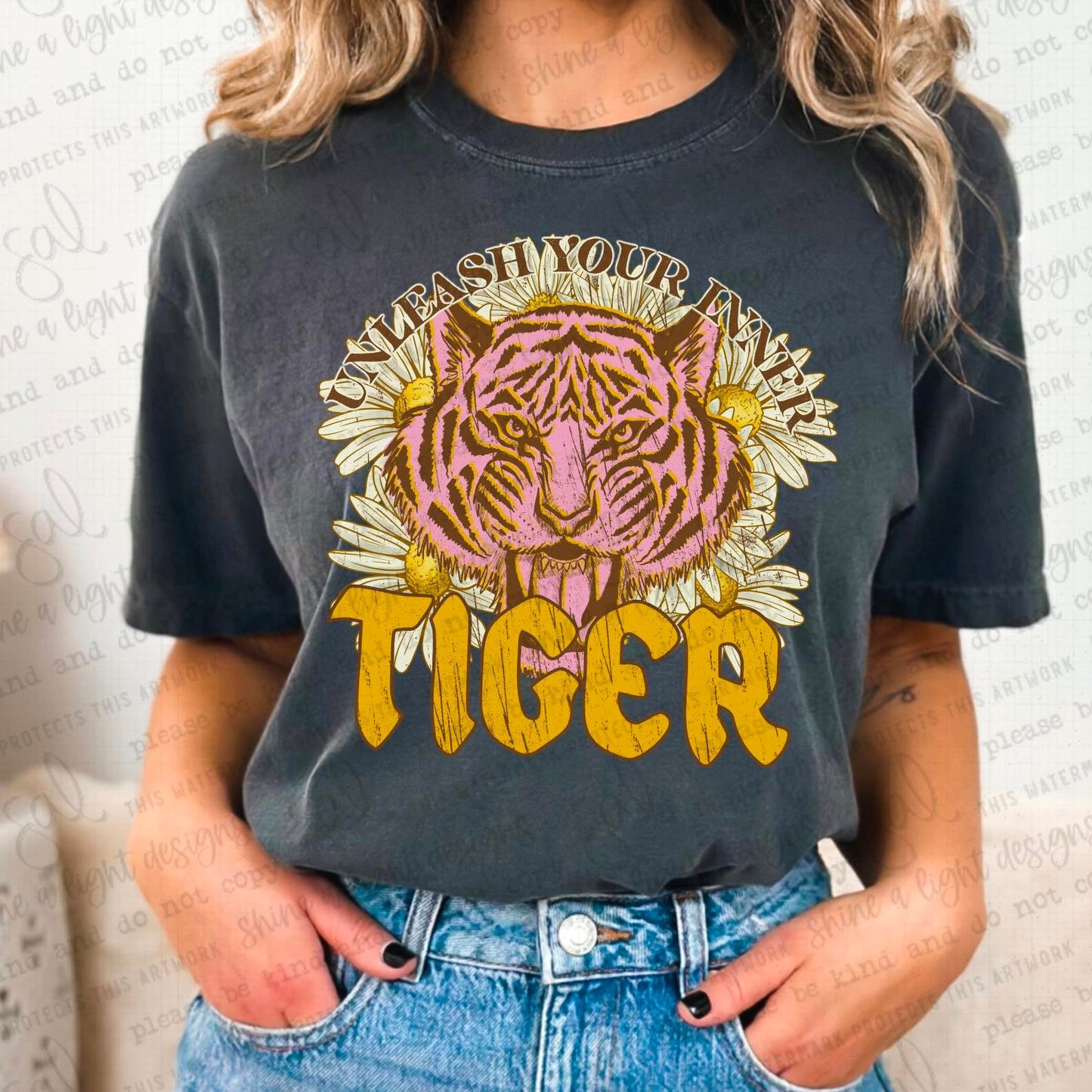 Unleash Your Inner Tiger Digital Download PNG