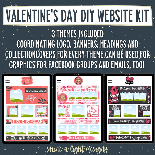 Valentine's Day DIY Website Kit